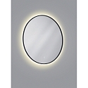 Miroir avec �clairage VIDO � 70CM Tunable White, indirect IP44, noir 