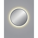 Helestra Miroir avec �clairage VIDO � 70CM Tunable White, indirect IP44, noir 