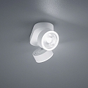 Helestra Luminaire de plafond PAX � 2 flammes IP20, blanc mat gradable