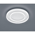 Luminaire de plafond SONA IP20, satin�, blanc mat gradable