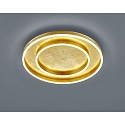 Luminaire de plafond SONA IP20, satin�, feuille d'or gradable