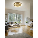 Helestra Luminaire de plafond SONA IP20, satin�, feuille d'or gradable