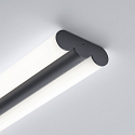 Helestra bath luminaire LOOM 90 IP44, black matt 