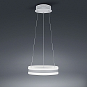 Luminaire � suspension LIV 40 haut bas, forme de l'anneau IP20, blanc mat gradable