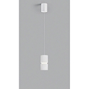 Luminaire � suspension ROK � 1 flamme, r�glable, direct / indirect, focalisable IP20, blanc mat gradable