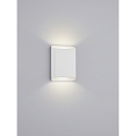 Luminaire mural TOCO angulaire, direct / indirect IP54, blanc mat gradable