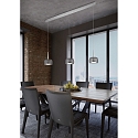 Helestra Luminaire � suspension FLUTE 3 flammes IP20, chrome, satin� gradable