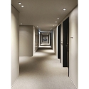Helestra Plafonnier encastré NESO pivotant GU10 IP20, noir mat 