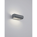 Luminaire mural d�ext�rieur LUZ44 rotatif, direct / indirect IP54, graphite gradable