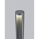 Helestra Borne d'éclairage SKY 1 voie, direct / indirect, commutable IP65, graphite 