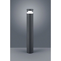 Borne d'�clairage MONO cylindrique IP54, graphite 