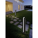 Helestra Borne d'�clairage OKI angulaire, avec diffuseur IP54, graphite, satin� 