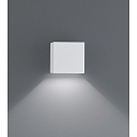 Helestra Luminaire mural d�ext�rieur SIRI 44 haut bas, angulaire, r�glable IP54, blanc mat gradable