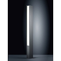 Borne d'�clairage TENDO � 2 flammes, rayonnement lat�ral IP55, aluminium, graphite, satin� 