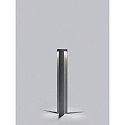 Helestra Borne d'éclairage SKY 3 fois, direct / indirect, commutable IP65, graphite 