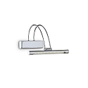 Luminaire de miroir BOW AP36 pivotant, avec interrupteur IP21, chrome 