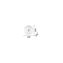 Ideal Lux Ceiling luminaire SHELL PL4 Wall luminaire, 4 flames, E27, transparent