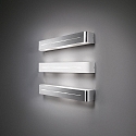 Wall luminaire POSTA AP2, 2 flames, E14, aluminum