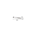 Wall luminaire POSTA AP4, 4 flames, E14, aluminum