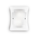 Luminaire mural TRIPLO AP2 à 2 flammes E27 IP20, transparent, blanche 