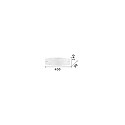 Ideal Lux Luminaire mural ALI AP2 E27 IP20, blanche 