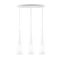 Luminaire � suspension MILK SP3 3 flammes E27 IP20, blanche 