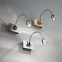 Ideal Lux Luminaire mural DYNAMO AP1 avec bras flexible IP20, chrome 