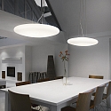 Ideal Lux Luminaire � suspension SMARTIES BIANCO SP3 D50 3 flammes E27 IP20, chrome 