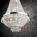 Chandelier CAESAR SP6, 6 flames, G9, 40W, chrome