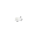 Ideal Lux Wall luminaire OVALINO AP2, 2 flames, E27, white