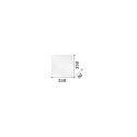 Ideal Lux Wall luminaire CELINE PL3 Ceiling luminaire, 3 flames, E27, white