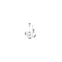 Ideal Lux Luminaire à suspension MAPA MAX SP1 D30 E27 IP20, aluminium 