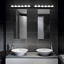 Ideal Lux Luminaire de miroir PRIVE AP8 8 flammes E14 IP20, chrome 