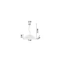 Ideal Lux Luminaire à suspension LENA SP3 D74 3 flammes E27 IP20, blanche 