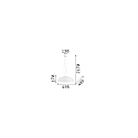 Ideal Lux Luminaire à suspension ARIA SP1 D50 E27 IP20, blanche 