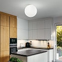 Ideal Lux Luminaire de plafond MAPA BIANCO PL1 D40 E27 IP20, blanche 