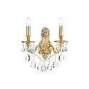 Luminaire mural GIOCONDA AP2 � 2 flammes E14 IP20, or 