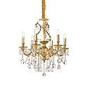 Lustre GIOCONDA SP6 6 flammes E14 IP20, or 