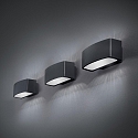 Ideal Lux Luminaire mural d’extérieur ANDROMEDA AP1 haut bas, à 1 flamme E27 IP55, noir 