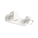 Applique et plafonnier MOUSE � 2 flammes, pivotant, rotatif GU10 IP20, blanche