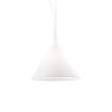 Luminaire à suspension COCKTAIL SP1 BIG à 1 flamme E27 IP20, blanche