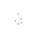 Ideal Lux Luminaire à suspension COCKTAIL SP1 BIG à 1 flamme E27 IP20, blanche