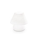 Lampe de table PRATO TL1 SMALL BIANCO E14 IP20, blanche 