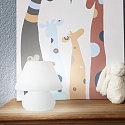 Ideal Lux Lampe de table PRATO TL1 SMALL BIANCO E14 IP20, blanche 