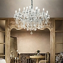 Lustre FLORIAN SP18 18 flammes E14 IP20, chrome 