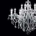 Lustre FLORIAN SP18 18 flammes E14 IP20, chrome 