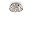 Luminaire de plafond KING PL3 3 flammes G9 IP20, chrome