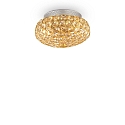 Luminaire de plafond KING PL3 3 flammes G9 IP20, or