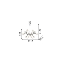 Ideal Lux Luminaire � suspension NODI BIANCO SP15 15 flammes E14 IP20, chrome