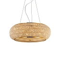 pendant luminaire PASHA SP10 10 flames E14 IP20, gold